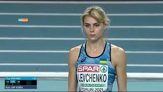 Yuliya Levchenko  High Jump  EIC Championships [upl. by Il]