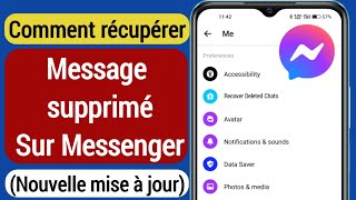 Comment récupérer un message supprimé sur Messenger mise à jour 2023 Récupérer le message supprimé [upl. by Onitrof21]