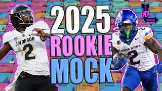 2025 DYNASTY ROOKIE MOCK DRAFT  Dynasty Fantasy Football Ashton JeantyShedeur Sanders [upl. by Kahler]