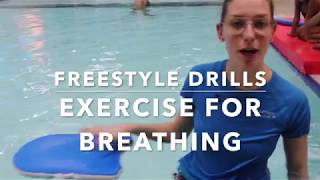 Freestyle drills  a breathing exercise to improve front crawl and get a smooth freestyle technique [upl. by Maris]