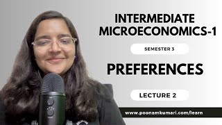 Lecture 2  Intermediate Microeconomics1  Preferences Completeness Transitivity Monotonicity [upl. by Ynnek]