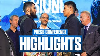 Artur Beterbiev amp Dmitry Bivol Reignite The Fight For Undisputed  PRESS CONFERENCE HIGHLIGHTS [upl. by Anahsed]