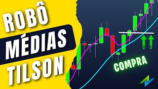 Como Criar um ROBÔ Scalper de Media Tilson no ProfitChart Passo à Passo  Programação Simples [upl. by Markowitz597]