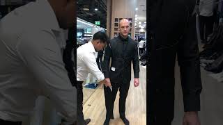 Bespoke Suit Measuring In Bangkok📏 [upl. by Ahsiruam]