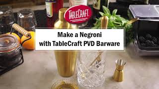 Make the Perfect Negroni with TableCrafts PVD Barware [upl. by Januarius314]