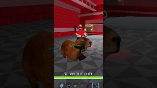 Capybara escape BOBBY BEARHUG THE CHEF roblox robloxescape capybara [upl. by Auohp21]