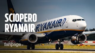 Sciopero Ryanair 22 e 23 agosto voli a rischio in tutta Europa anche a settembre [upl. by Anuaf]