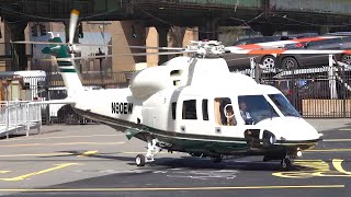 Sikorsky S76D Helicopter Landing amp Takeoff [upl. by Keriann]