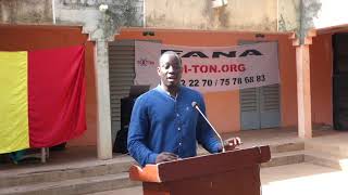 Rencontre avec les jeunes de FANA pour la renaissance au Mali  BITON [upl. by Egiarc]