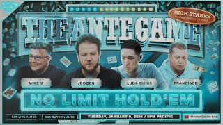 Luda Chris JBoogs Mike X Francisco amp Nikos Play THE ANTE GAME  Commentary by DGAF [upl. by Adur]