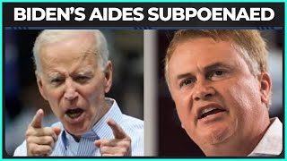 White House Aides SUBPOENAED Over Bidens Health Decline [upl. by Wurst]