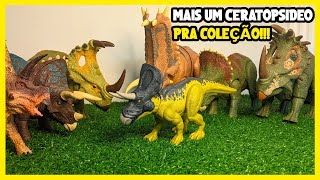 Dinossauro Zuniceratops Mattel Dino Escape Jurassic World [upl. by Leisam676]