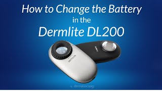 How to Change the Battery  Dermlite DL200 [upl. by Nester]