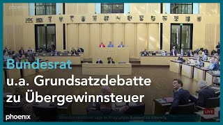 1022 Sitzung des Bundesrates Grundgesetzänderung Rentenerhöhung Mindestlohn Pflegebonus [upl. by Euqinotna]