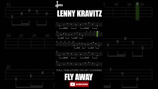 Fly Away By lennykravitz basstabs [upl. by Laura]