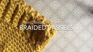 How to make braided tassels for hats [upl. by Kinom]