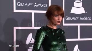 Florence Welch on Grammy Red Carpet  GRAMMY Awards 2013 [upl. by Haimorej]