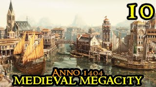 WAR DECLARATION  Anno 1404 MEGACITY  HARD amp IAAM Mod  City Builder Part 10 [upl. by Matti]