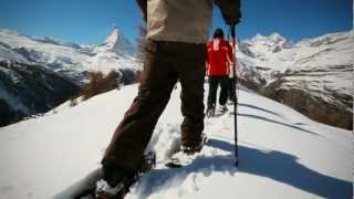 Zermatt  Matterhorn Schneeschuhwandern Zermatt ǀ Winterwanderung [upl. by Atilegna]