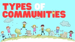 Types of Communities  Learn about communities for kids and help them learn how to identify them [upl. by Nitnelav]