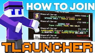 How to Join a Minecraft Server on TLauncher 2023 [upl. by Perlman217]