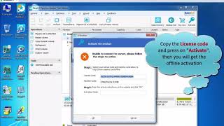 Offline Activation of EaseUS Partition Master Version 10x and 11x [upl. by Stouffer]