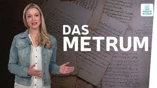 So bestimmst Du das Metrum im Gedicht I musstewissen Deutsch [upl. by Agnimod]