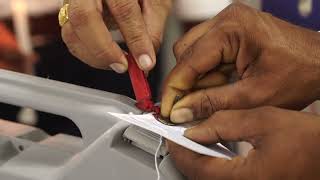 Closing of Poll amp Sealing of EVMs [upl. by Lleoj]