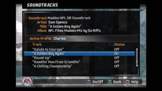 Sam Spence  A Golden Boy Again Madden NFL 08 Edition [upl. by Bonaparte]