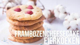 RECEPT Frambozencheesecake eierkoeken  OhMyFoodness [upl. by Bud]