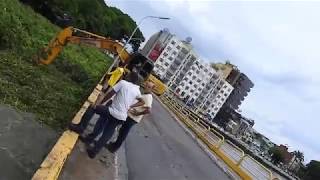 Rio Cachoeira de Itabuna  Remoção de Baronesas da Ponte nova [upl. by Anayk242]