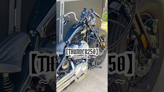 本編はYouTube動画へ【THUNDER250⚡】自分でハンドル交換thunder250 ハンドル交換 バイク女子 motorcycleバイクカスタム [upl. by Faro]