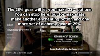 Skyrim TS  15  Getting Started with Smithing Enchanting Alchemy  Min Requirements [upl. by Meriel]