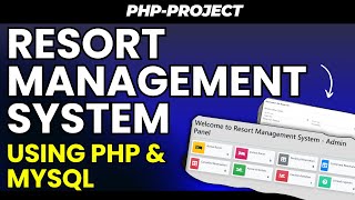 Resort Management System in PHP and MySQL  PHP project [upl. by Avle337]