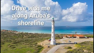 Aruba  Drive with me  From the hotels to the lighthouse [upl. by Shult487]