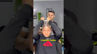 MENOR NÃO QUIZ FAZER NEVOU🥶❄️🚫 barbershop cabelo barbearia barber platinado [upl. by Kenlay]