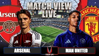 ARSENAL 21 MANCHESTER UNITED LIVE  PRESEASON MATCH VIEW [upl. by Valente]