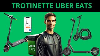 Livreur Uber Eats  Top 3 des trottinettes électriques pour livrer [upl. by Aniraz]