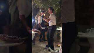 Salt Bae at Nusret Steakhouse Mykonos saltbae saltlife salt shorts [upl. by Syst]