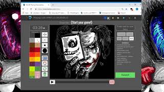 Drawception 1  Drawing The Joker in 10 Minutes [upl. by Fisher]