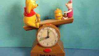 pooh and piglet animated talking clockwmv [upl. by Jules925]