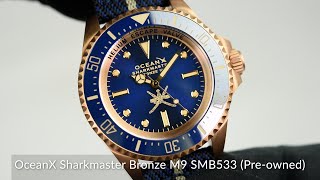 OceanX Sharkmaster Bronze M9 SMB533 Preowned [upl. by Gnouhp]