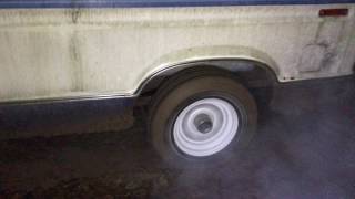 82 ford Van I6 Night Time Spinning In the mud Part 2  Jason [upl. by Nyrmac923]