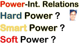 What is Power in IR  What is Hard Power  Soft Power  Smart Power in international Politics  CSS [upl. by Animlehliw]