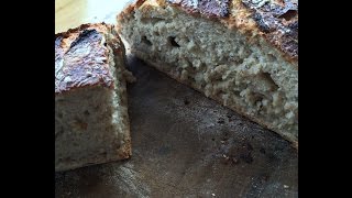 No knead bread recipe with Rye and sourdough [upl. by Waterman]