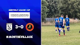 Bentley Village vs North Gawber Colliery 30  Sheffield League Cup Preliminary Round [upl. by Onileva]