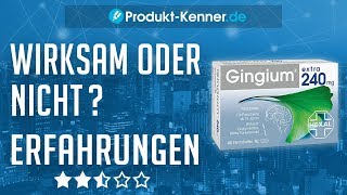 FAZIT Gingium Erfahrungen  Review  Gingium  Kommt die Erinnerung zurück Test [upl. by Ariew]