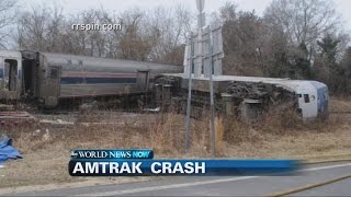 Amtrak Train Crash 55 Injured in North Carolina Collision [upl. by Lenra]