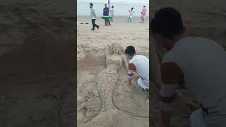 Sand art at Puri beach [upl. by Sauls]