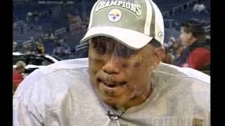 Hines Ward post Super Bowl XL interview [upl. by Goldarina814]